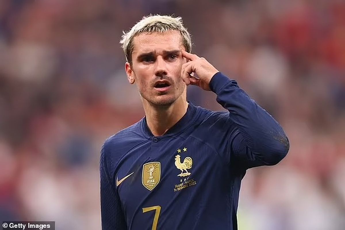 Tiền vệ Antoine Griezmann trong trận đấu